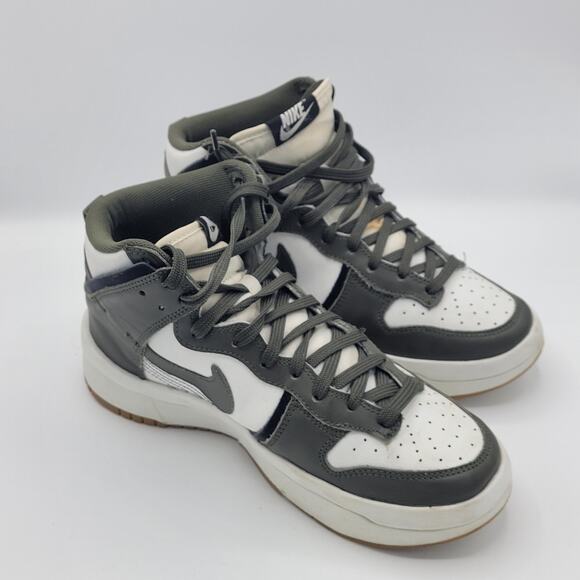 Nike Dunk High Ups dh3718-103 gray white men\'s size 8.5